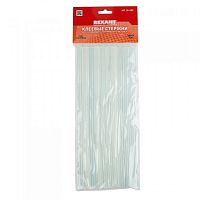 Клеевые стержни 7мм Rexant, L=100 мм прозрачный (12 шт./уп.)  картинка